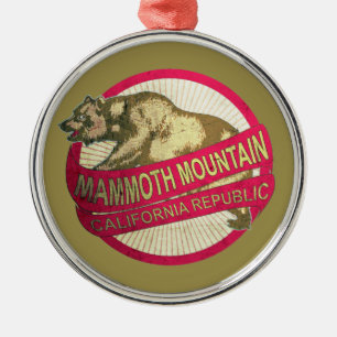 Mammoth Mountain Californië beer vakantie ornament