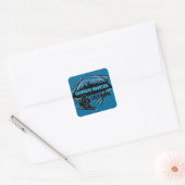 Mammoth Mountain Californië blauw ski stickers (Envelop)