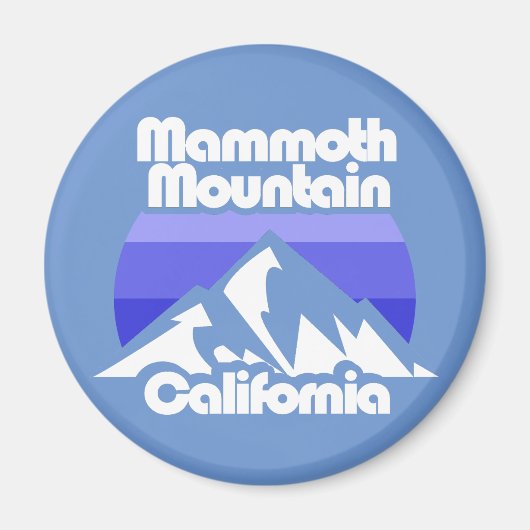 Mammoth Mountain Californië Magneet (Voorkant)