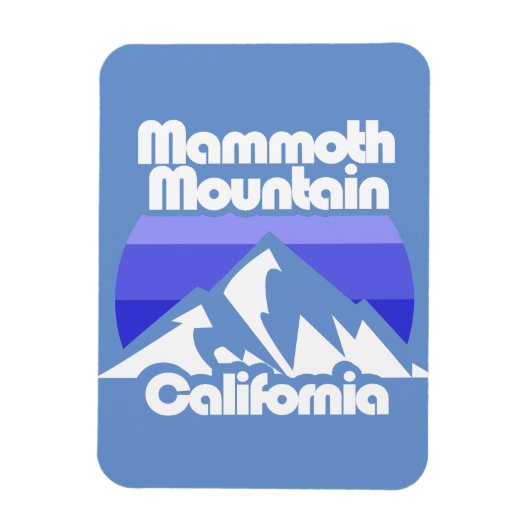 Mammoth Mountain Californië Magneet (Verticaal)