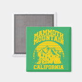 Mammoth Mountain, Californië Magneet (Voorkant / Achterkant)