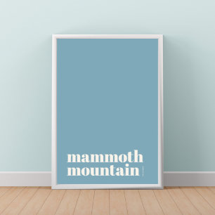 Mammoth Mountain Californië modern stad Poster