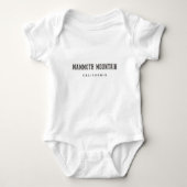Mammoth Mountain Californië Romper (Voorkant)