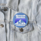 Mammoth Mountain Californië Ronde Button 7,6 Cm (In situ)