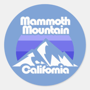 Mammoth Mountain Californië Ronde Sticker