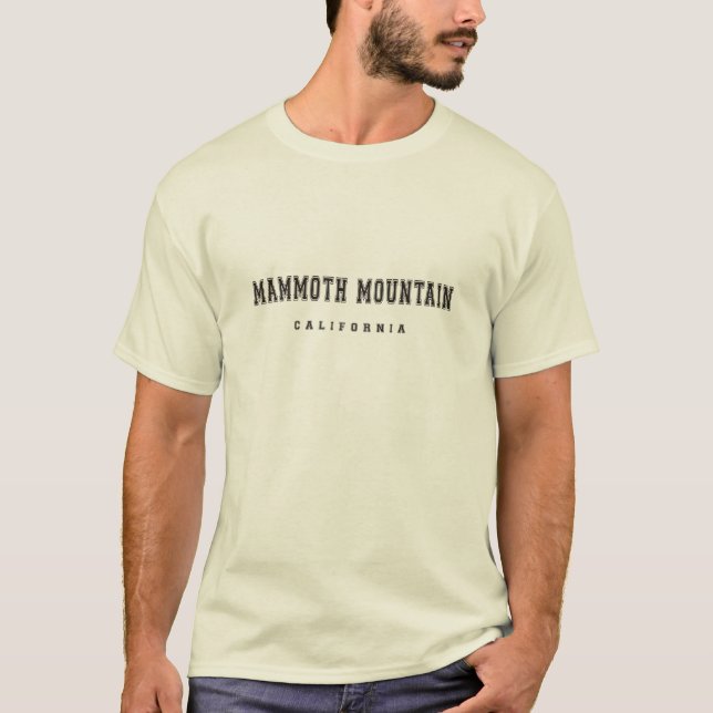 Mammoth Mountain Californië T-shirt (Voorkant)