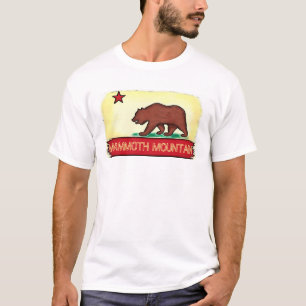 Mammoth Mountain Californische kerels staan onder T-shirt
