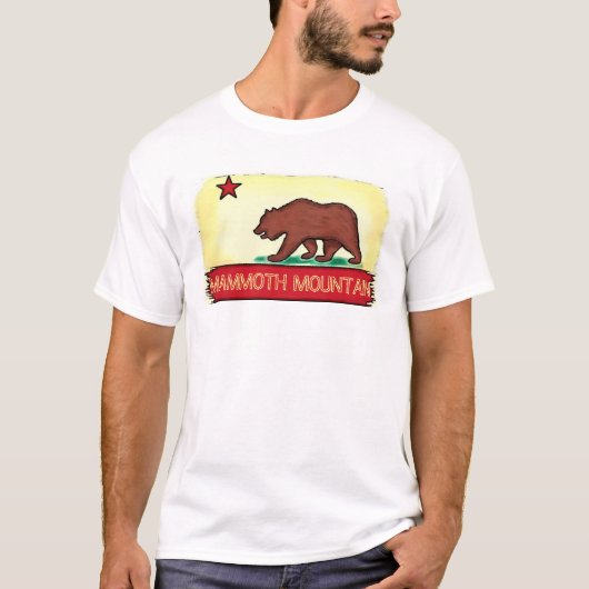 Mammoth Mountain Californische kerels staan onder  T-shirt (Voorkant)