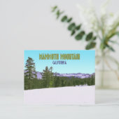 Mammoth Mountain Ski Resort California Briefkaart (Staand voorkant)