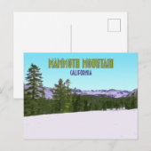 Mammoth Mountain Ski Resort California Briefkaart (Voorkant / Achterkant)