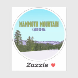 Mammoth Mountain Ski Resort California  Sticker