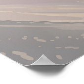 Mammoth Mountain Snowboarden Reisposter Poster (Hoek)