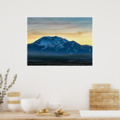 Mammoth Mountain Zonsondergang Poster | Sierra Nev (Keuken)
