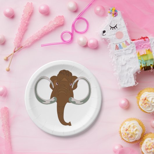 Mammoth Papieren Bordje (Feest)