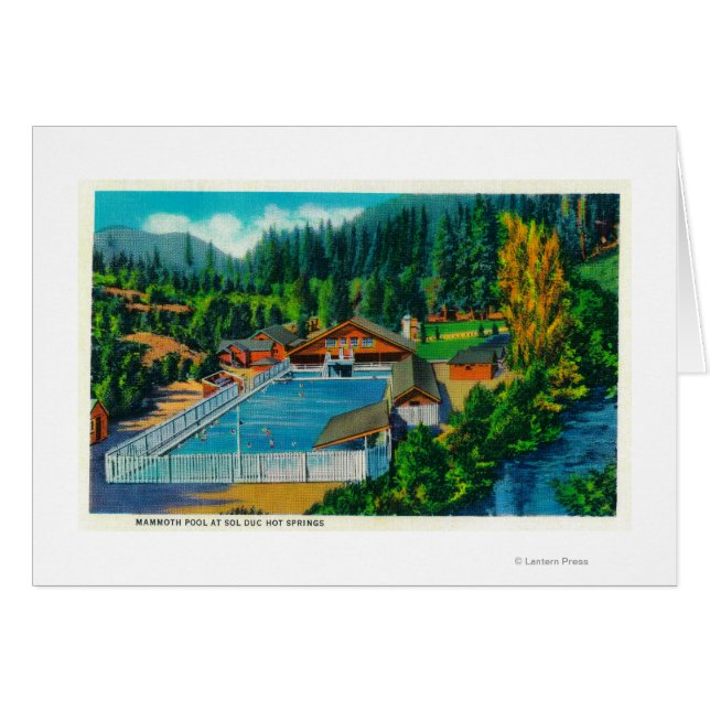 Mammoth Pool op Sol Duc Hot Springs (Voorkant Horizontaal)