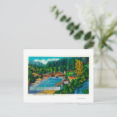 Mammoth Pool op Sol Duc Hot Springs Briefkaart (Staand voorkant)