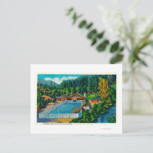 Mammoth Pool op Sol Duc Hot Springs Briefkaart (Staand voorkant)