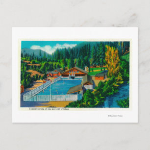 Mammoth Pool op Sol Duc Hot Springs Briefkaart