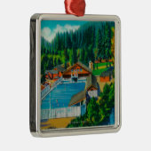Mammoth Pool op Sol Duc Hot Springs Metalen Ornament (Rechts)