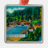 Mammoth Pool op Sol Duc Hot Springs Metalen Ornament (Voorkant)
