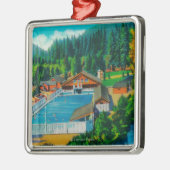 Mammoth Pool op Sol Duc Hot Springs Metalen Ornament (Links)