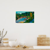 Mammoth Pool op Sol Duc Hot Springs Poster (Keuken)