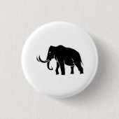 Mammoth Silhouette Ronde Button 3,2 Cm (Voorkant)
