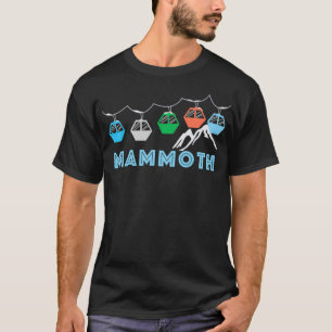 Mammoth Ski Mountain Gondola Mammoth, Californië T-shirt