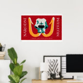 Mammoth Skull - Matchbox Print - Czech Wall Art (Thuiskantoor)