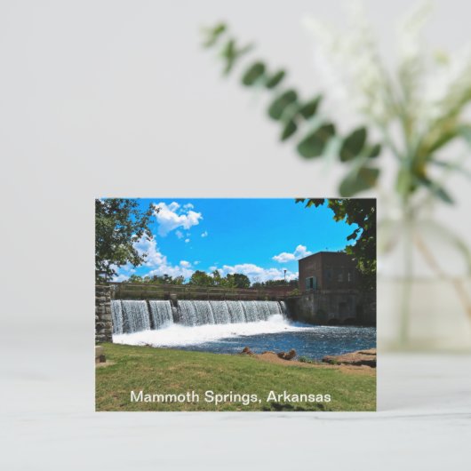 Mammoth Springs Arkansas Briefkaart (Staand voorkant)