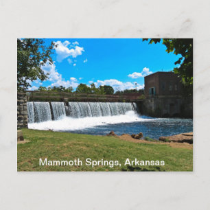 Mammoth Springs Arkansas Briefkaart