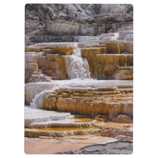 Mammoth Springs Falls Klembord (Achterkant)