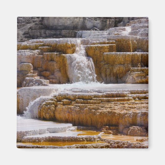 Mammoth Springs Falls Magneet (Voorkant)