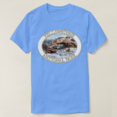 Mammoth Springs in het Yellowstone National Park i T-shirt (Design voorkant)