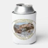 Mammoth Springs in Yellowstone National Park in WY Blikjeskoeler (Blikje Voorkant)