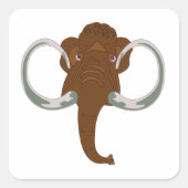 Mammoth Square Sticker (Voorkant)