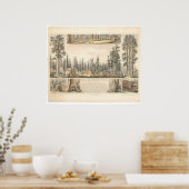 Mammoth Tree Grove (0976A) Poster (Keuken)