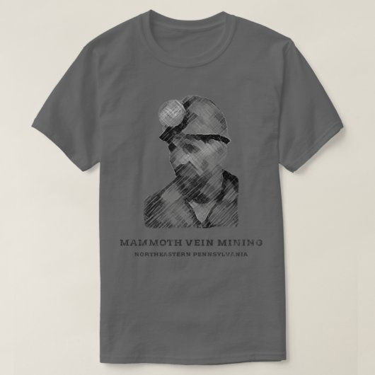 Mammoth Vein Mining Distressed T-shirt (Design voorkant)