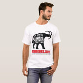 MammothOne-medium donatie (voor lichte shirten) T-shirt (Voorkant volledig)