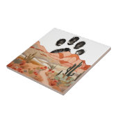 Mammouth Dog Paw Westerne setting | Tegeltje (Zijkant)