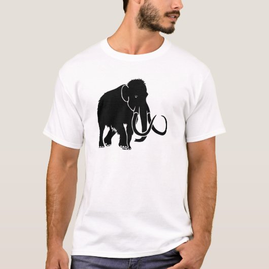 mammut mammoth ice age eiszeit steinzeit elephant t-shirt (Voorkant)