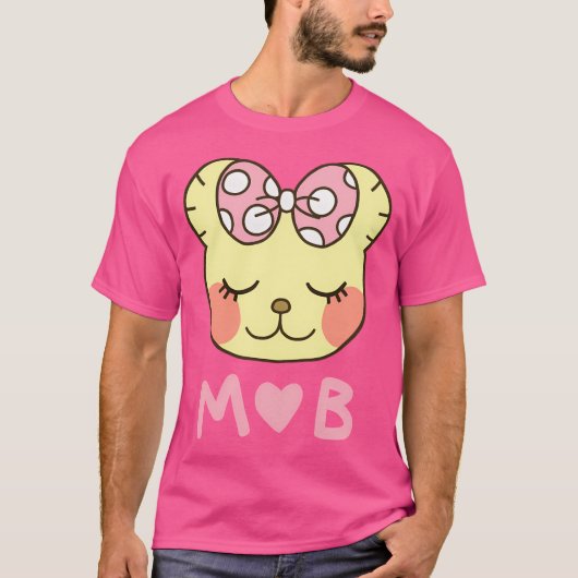 Mammy Beer Chihayafuru met een hart T-shirt (Voorkant)