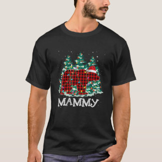 Mammy Beer kerstboom Pajama Red Pset Buffalo T-shirt
