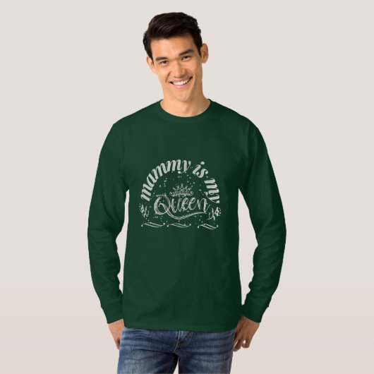 Mammy is mijn koningin t-shirt (Voorkant volledig)