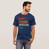 Mammy Mechanic Protector Hero Mama Machinist T-shirt (Voorkant volledig)