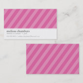 MAMMY PLAYDATE CONTACT eenvoudige streep Contactkaartje (Voorkant / Achterkant)