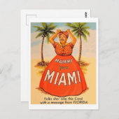 Mammy uit Miami, grappige vintage Briefkaart (Voorkant / Achterkant)