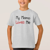 Mamo houdt van me t-shirt (Voorkant)