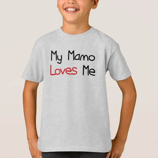 Mamo houdt van me t-shirt (Voorkant)