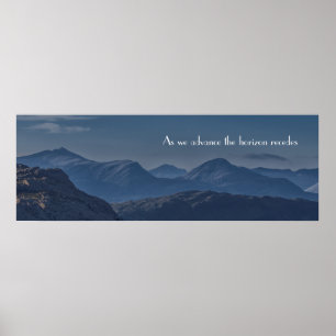 Mamores in Dusk, Schotland Poster